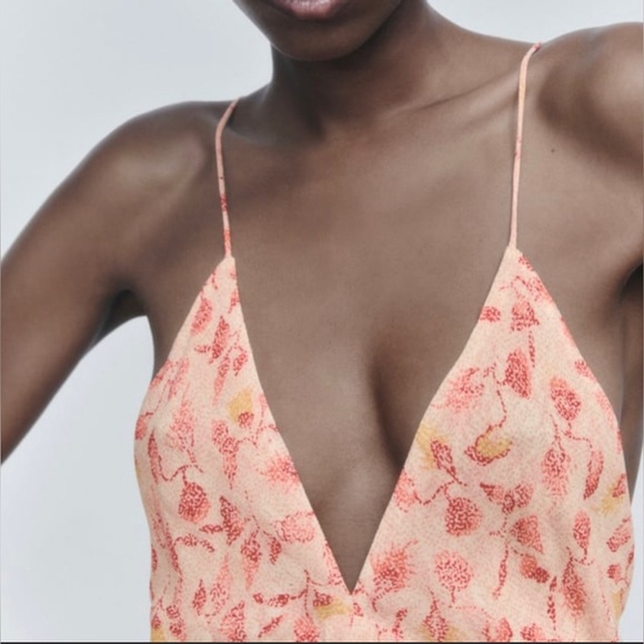 PRINTED SHORT DRESS - Picture 6 of 6